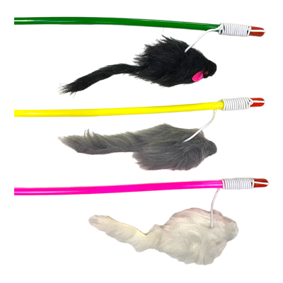 CT4240 1 Pieza De Juguete Plumero De Ratón Para Mascota