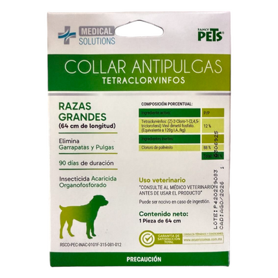 FL3604 1 Pieza De Collar Antipulgas Para Razas Grandes