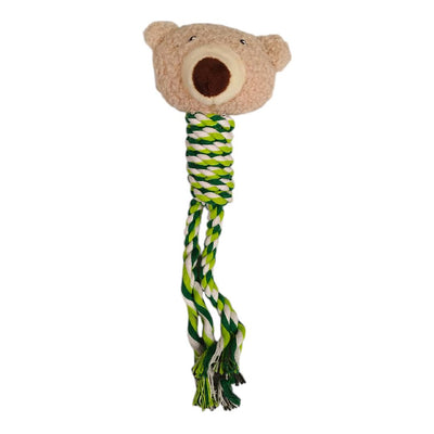CT9589 1 Pieza De Juguete De Cuerda Y Peluche Con Diseño de Oso Para Mascota