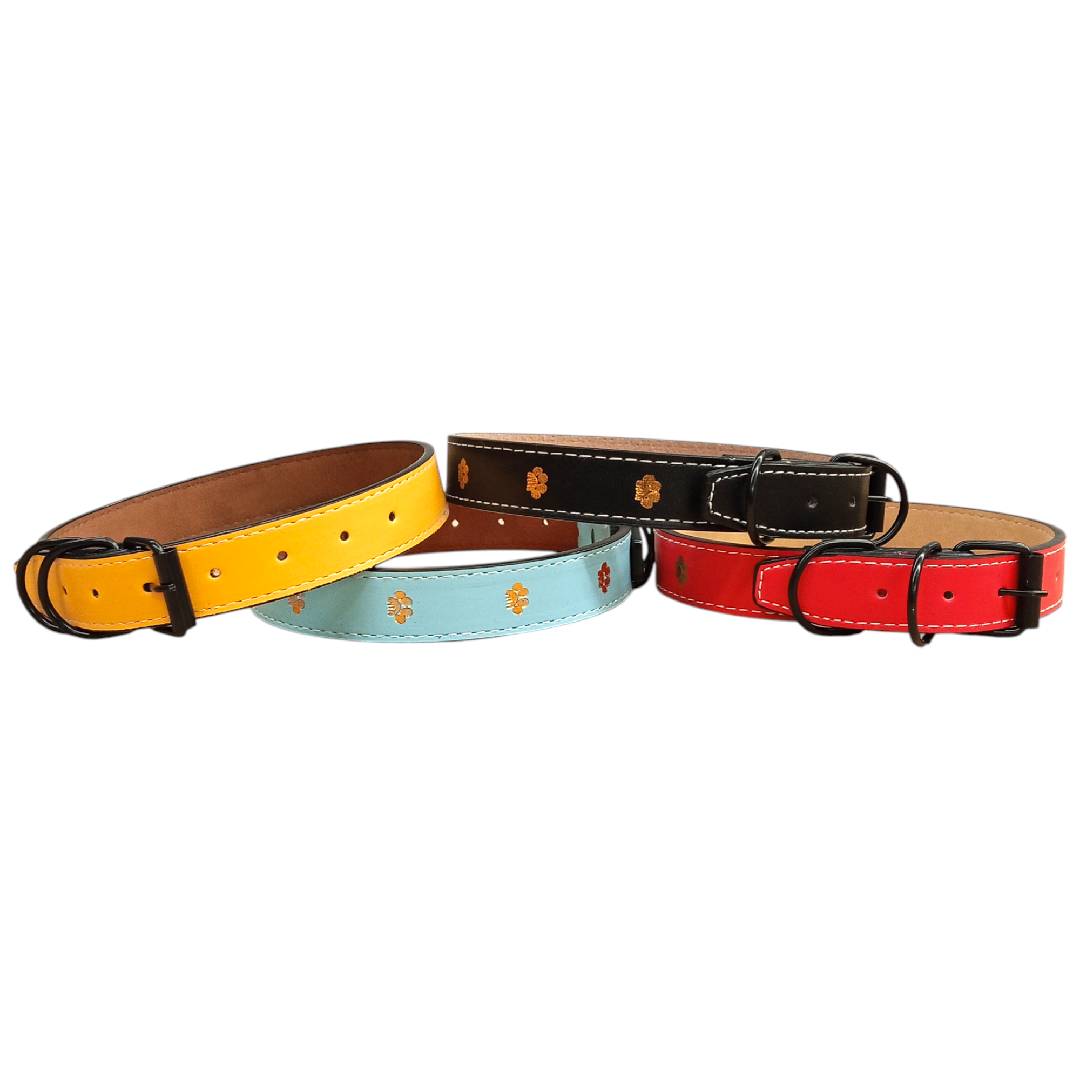CT5681 1 Pieza De Collar Diseño Huella Dorada Para Mascota