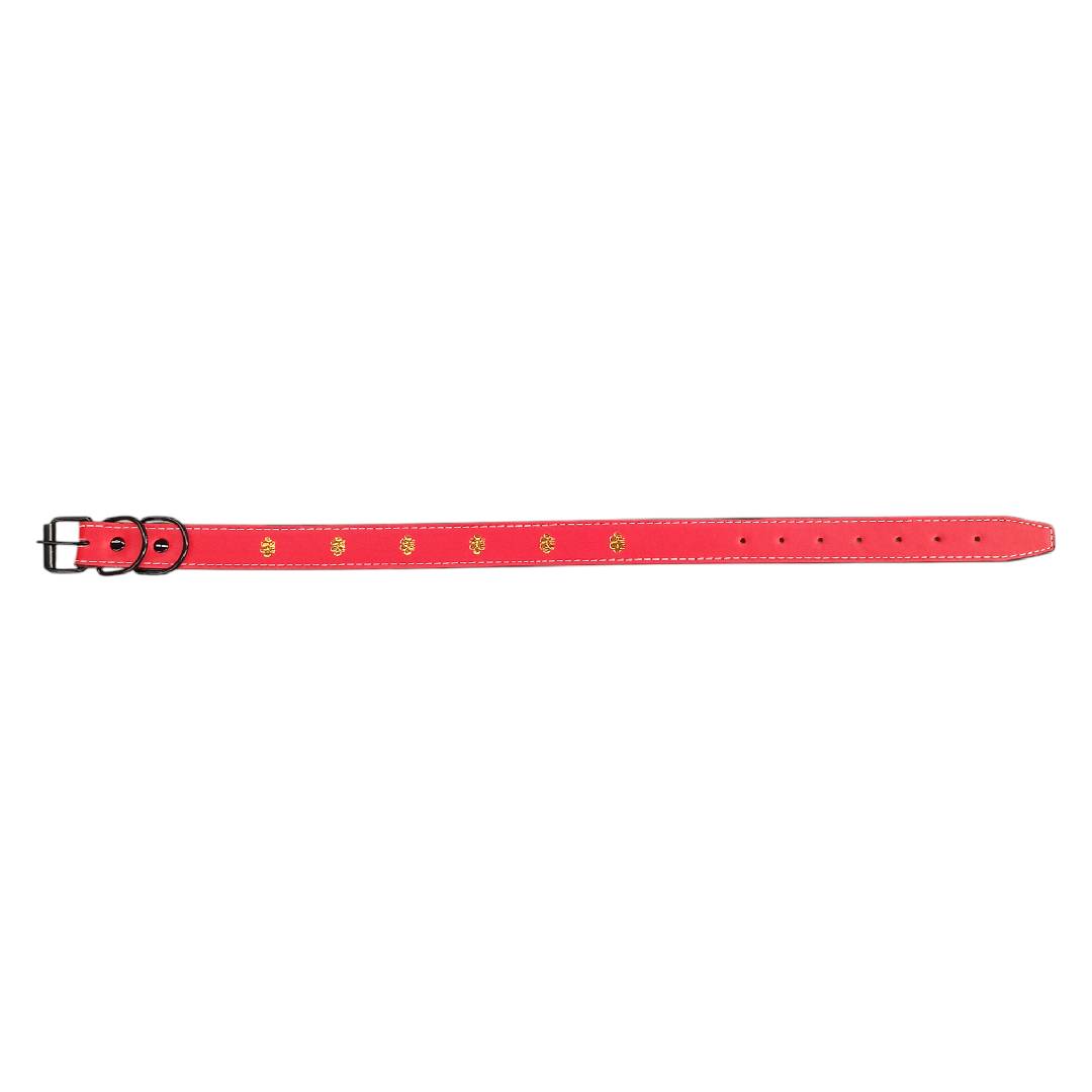 CT5681 1 Pieza De Collar Diseño Huella Dorada Para Mascota