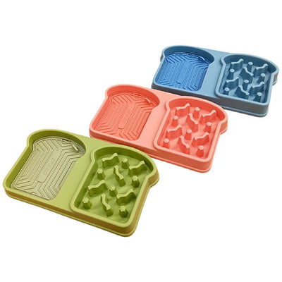 CT0313 1 Pieza De Tazón De Alimentacion Lenta Para Mascota