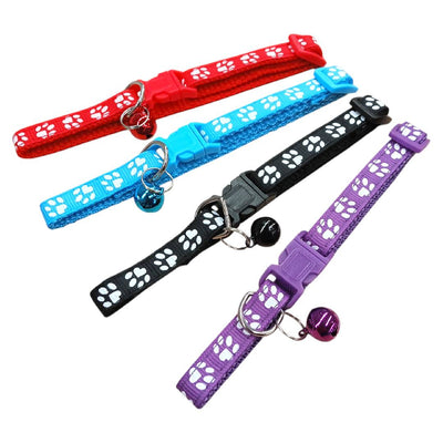 CT2567 1 Pieza De Collar Ajustable Diseño Huella Para Mascota