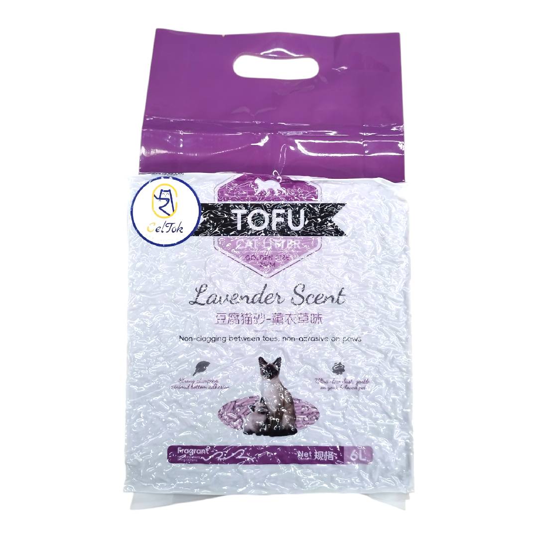 CT0510 1 Pieza De Arena para Gatos de Tofu 2 mm 6 L