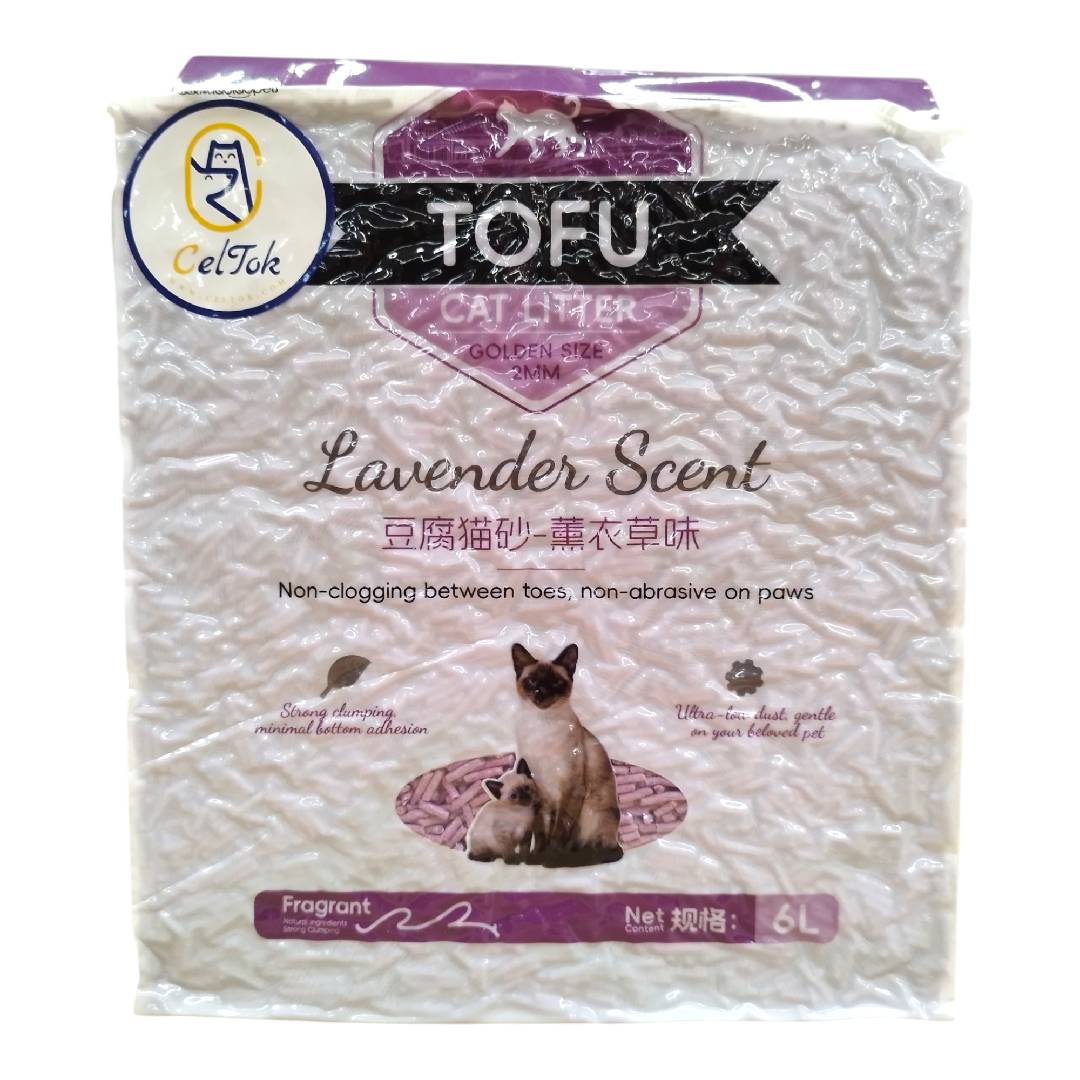 CT0510 1 Pieza De Arena para Gatos de Tofu 2 mm 6 L