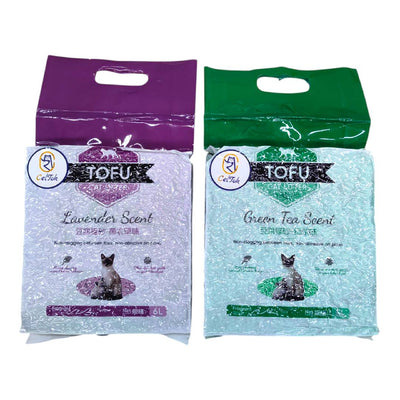 CT0510 1 Pieza De Arena para Gatos de Tofu 2 mm 6 L