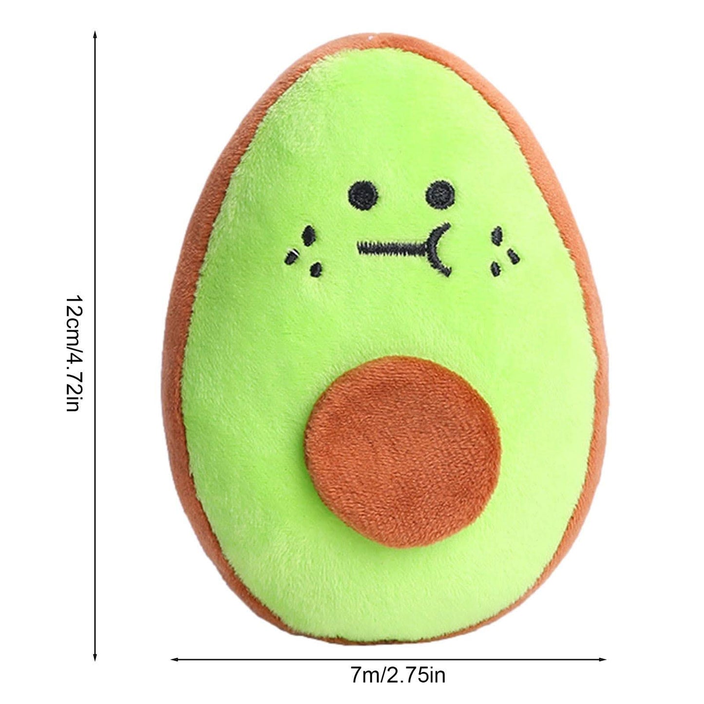 CT1095 1 Pieza De Juguete De Peluche Con Diseño De Aguacate Para Mascota