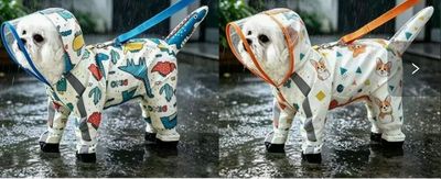 CT2512 1 Pieza De Impermeable Para Mascota