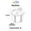 CT2326 1 Pieza De Fuente De Acero Inox 2L Para Mascota
