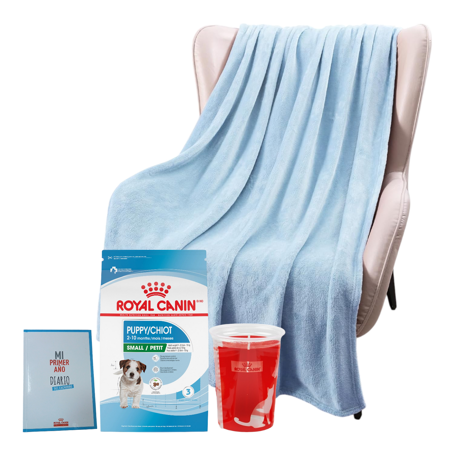CT0906 1 Pieza Kit Alimento Puppy, Frasada y Libro