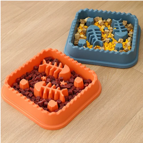 CT0195 1 Pieza Tazón De Alimentación Lenta Para Perro