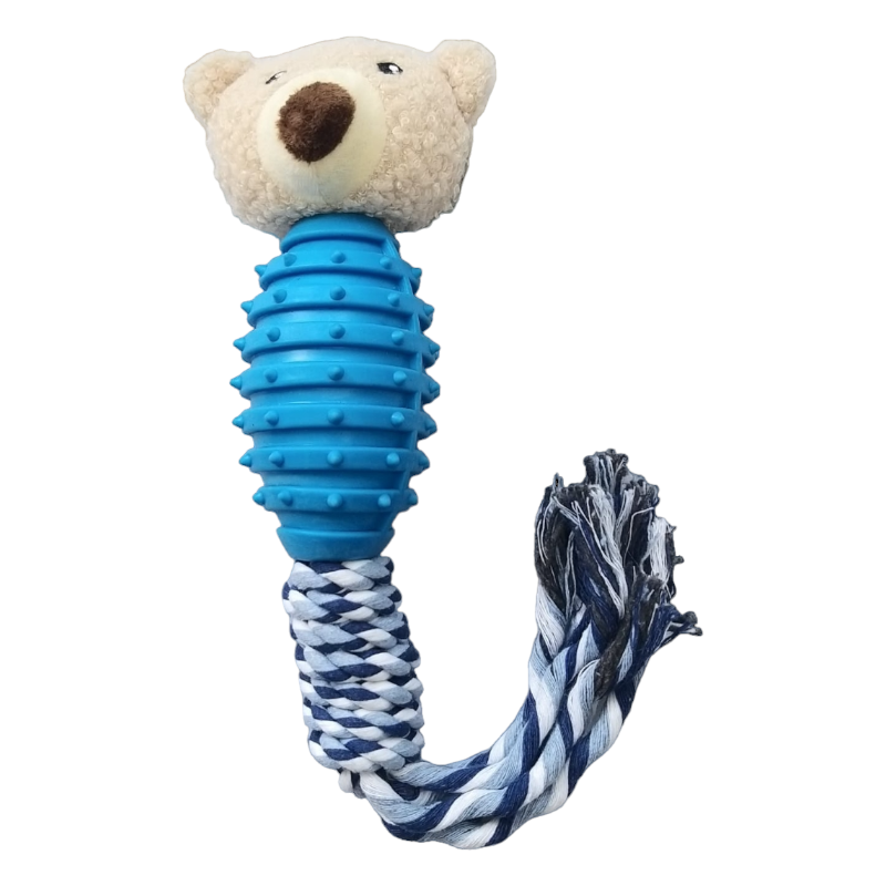 CT9604 1 Pieza De Juguete Mordedor De Peluche Con Diseño de Animalito Para Mascota