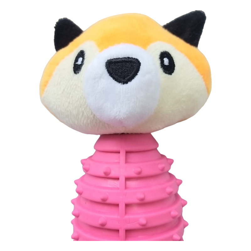 CT9604 1 Pieza De Juguete Mordedor De Peluche Con Diseño de Animalito Para Mascota
