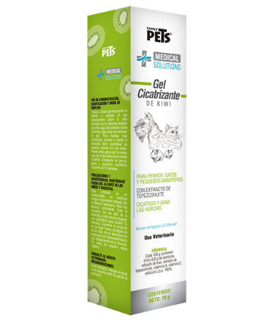 FL3947 1 Pieza De Gel Cicatrizante De Kiwi 70 Gramos Para Mascota