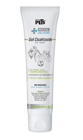 FL3947 1 Pieza De Gel Cicatrizante De Kiwi 70 Gramos Para Mascota