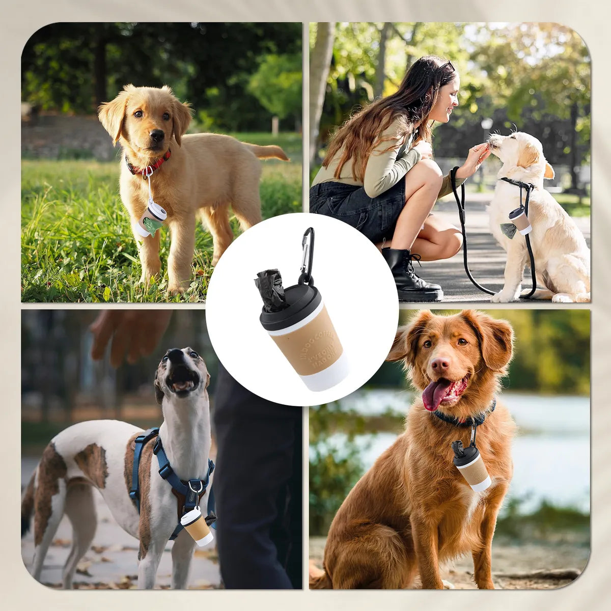 CT0989 1 Peza De Dispensador De Basura Para Mascota