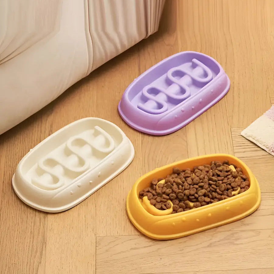 CT0184 1 Pieza Tazón De Alimentación Lenta Para Perro