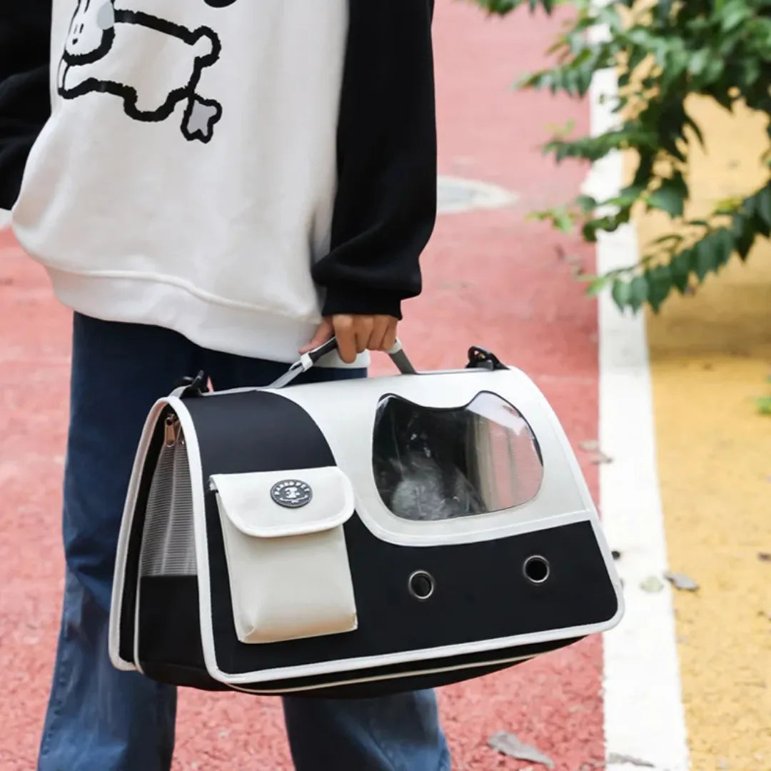 CT0144 1 Pieza De Transportadora de Viaje Hombro y Mano Para Mascota