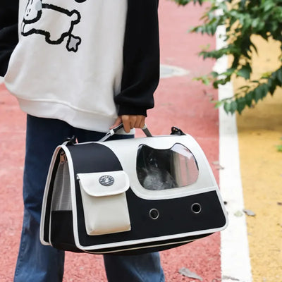CT0144 1 Pieza De Transportadora de Viaje Hombro y Mano Para Mascota