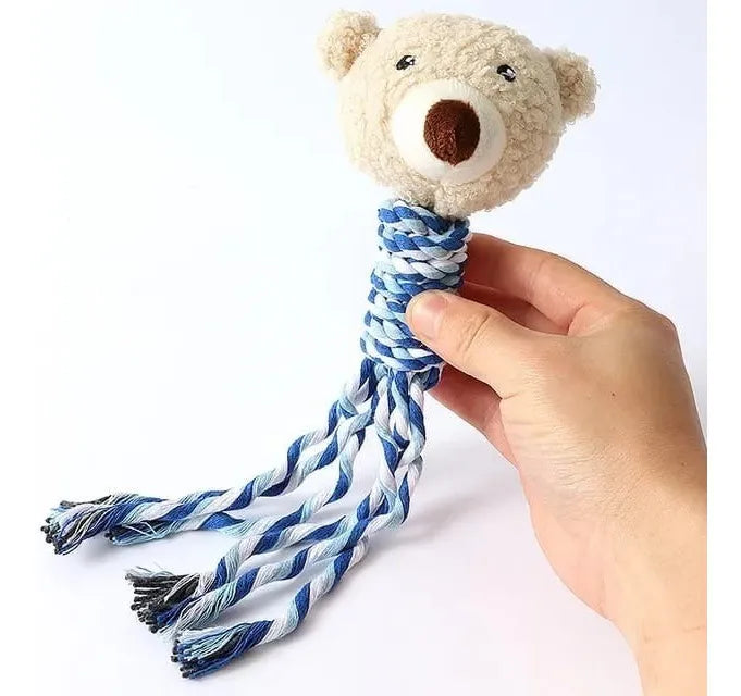 CT9589 1 Pieza De Juguete De Cuerda Y Peluche Con Diseño de Oso Para Mascota
