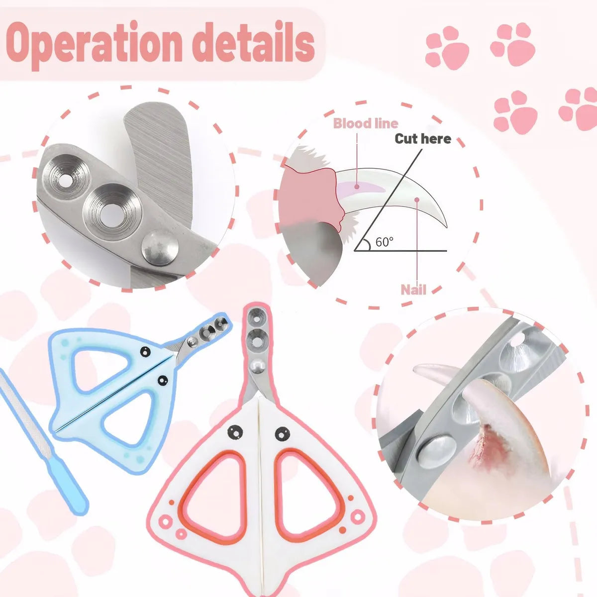 CT0538 1 Pieza De Corta Uña Para Mascota