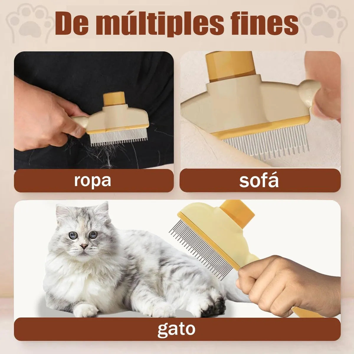 CT2549 1 PIEZA DE CEPILLO PARA MASCOTA