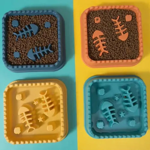 CT0195 1 Pieza Tazón De Alimentación Lenta Para Perro