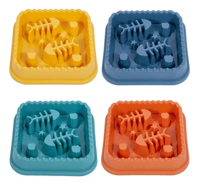 CT0195 1 Pieza Tazón De Alimentación Lenta Para Perro