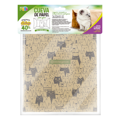 FL4152 1 Pieza De Cueva De Papel Con Catnip