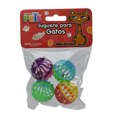 FL8249 1 Set 4 Piezas Juguete Pelota Bicolor Para Mascotas