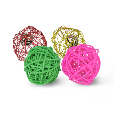 FL8256 1 Set 4 Piezas Juguete Sound Bola Con Sonido Para Mascotas