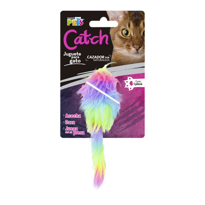 FL8260 1 Pieza Juguete Catch Ratón Arcoíris Para Mascotas