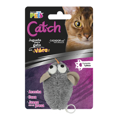 FL8272 1 Pieza Juguete Catch Ratón Con Vibración Para Mascotas