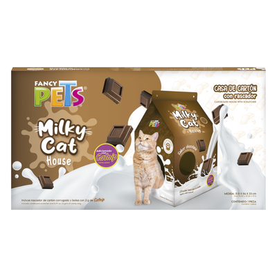 FL8494 1 Pieza De Caja De Carton Con Rascador Chocolate