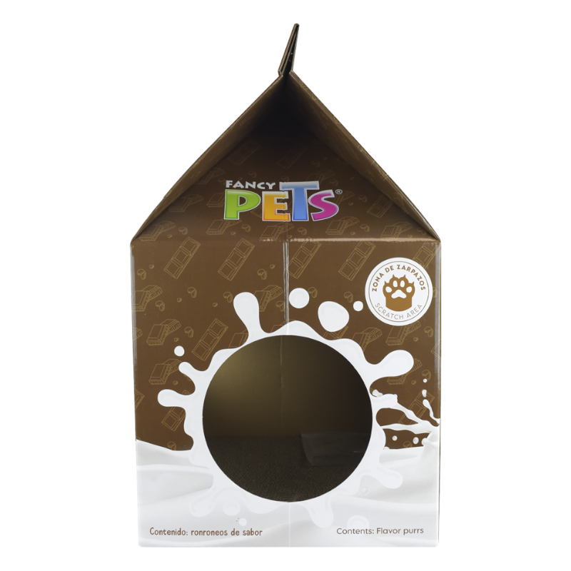 FL8494 1 Pieza De Caja De Carton Con Rascador Chocolate