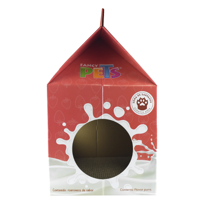 FL8495 1 Pieza De Caja De Carton Con Rascador Fresa