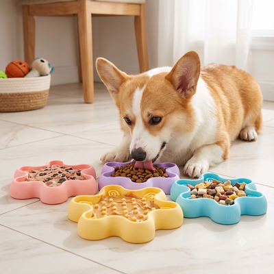 CT0230 1 Pieza De Plato De Alimentación Lenta Para Mascota