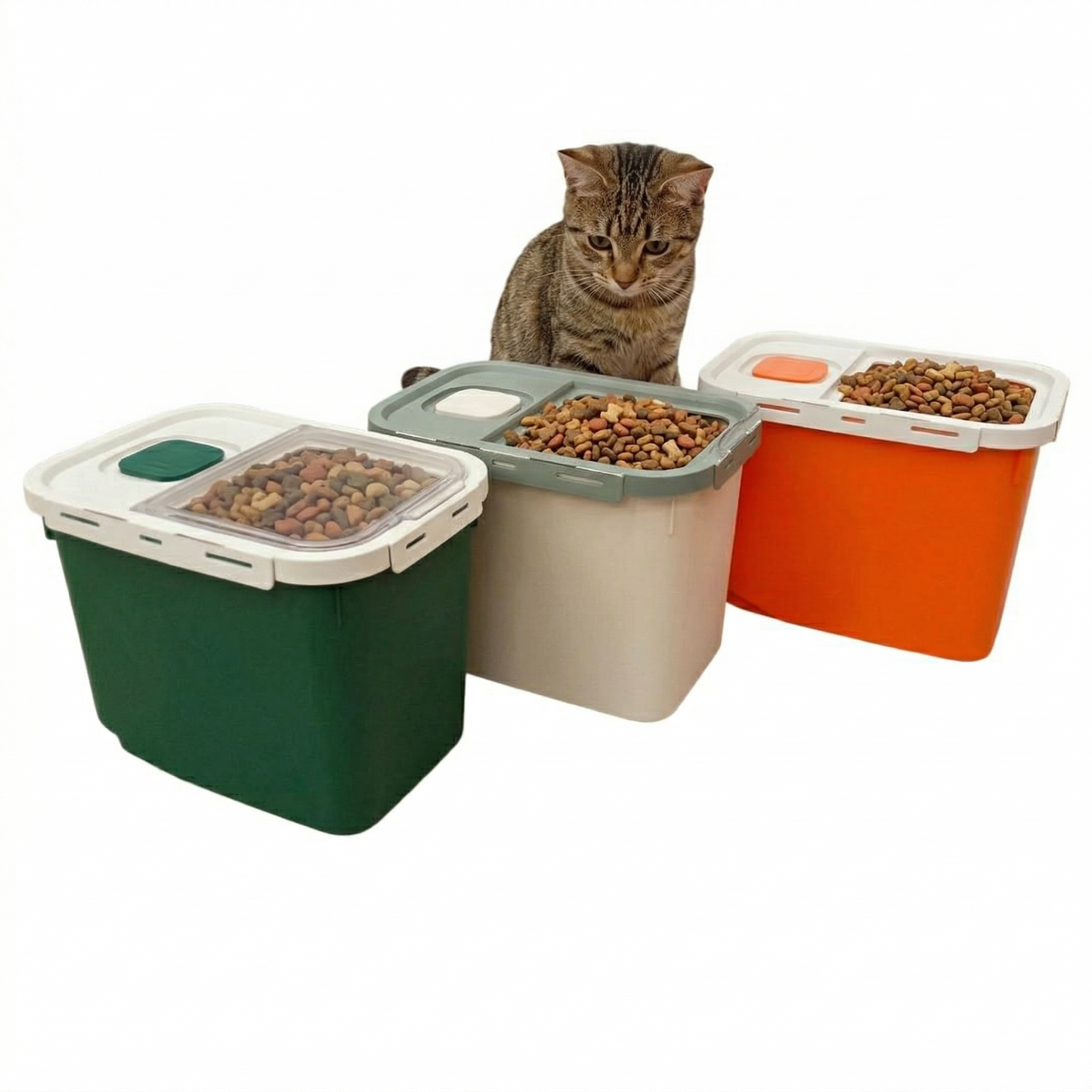 CT3034 1 Pieza De Contenedor De Comida Con Pala Para Mascota