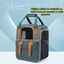 CT9981 1 Pieza De Transportadora Estilo Ejecutivo Para Mascotas Ventilación 360° Tela Oxford Para Mascota