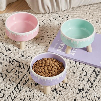 CT0152  1 Pieza De Tazón Elevado Para Mascota