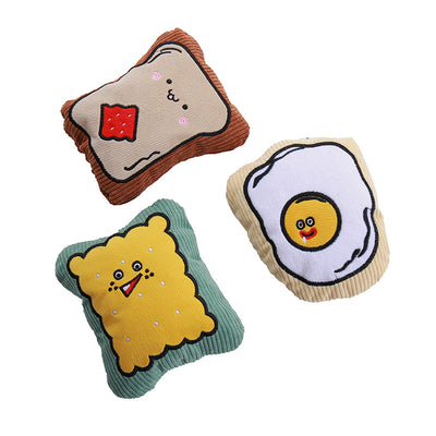 CT1079 1 Pieza De Juguete Peluche Con Diseño de Comida Para Mascota