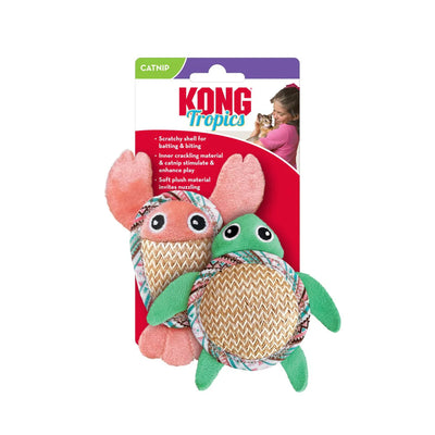 CT3000  1 Set de 2 Piezas Juguetes Amigos Tropicales Para Mascotas