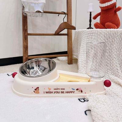 CT0147 1 Set De Tazón Para Mascota