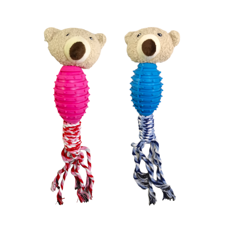 CT9604 1 Pieza De Juguete Mordedor De Peluche Con Diseño de Animalito Para Mascota