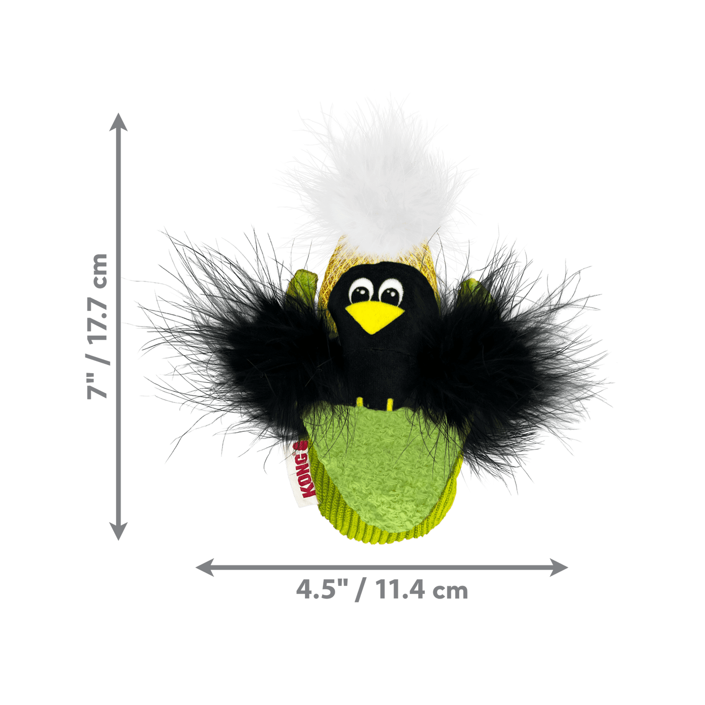 CT0116 1 Pieza Juguete Flingaroo Corny Peluche Cuervo Y Mazorca Para Mascotas