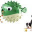 CT0117 1 Pieza De Juguete Dispensador Con diseño de Pez Para Mascota