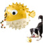 CT0117 1 Pieza De Juguete Dispensador Con diseño de Pez Para Mascota