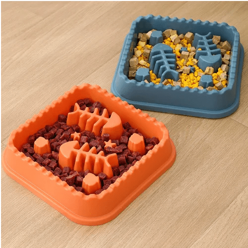 CT0195 1 Pieza Tazón De Alimentación Lenta Para Perro