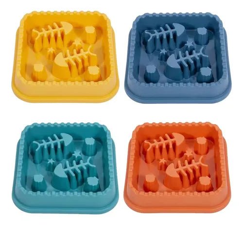 CT0195 1 Pieza Tazón De Alimentación Lenta Para Perro