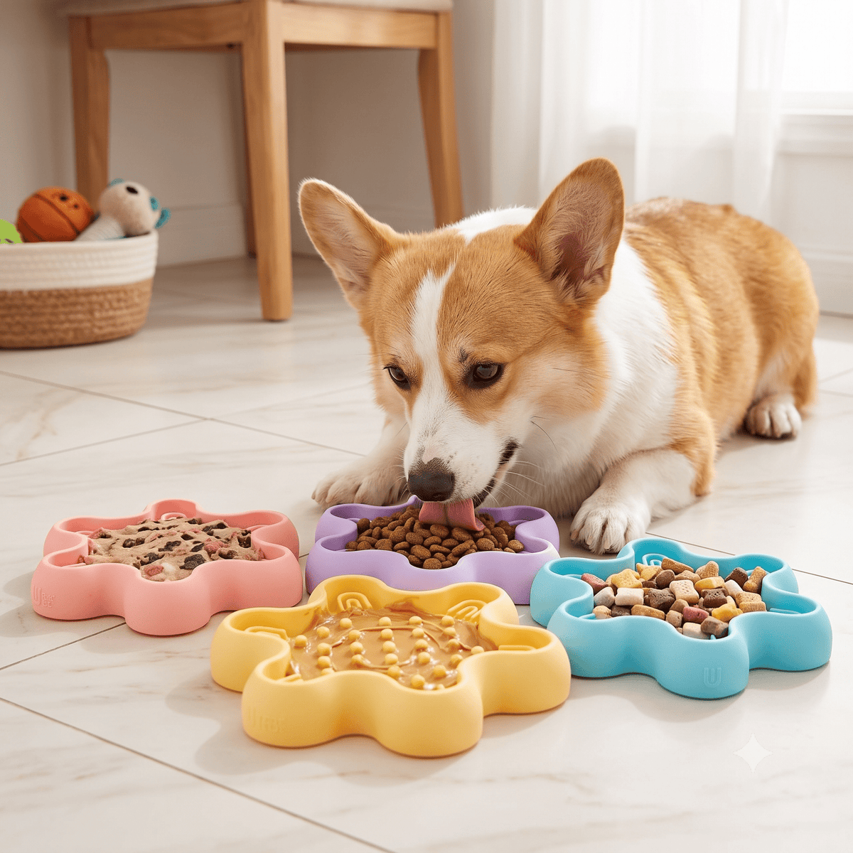 CT0230 1 Pieza De Plato De Alimentación Lenta Para Mascota